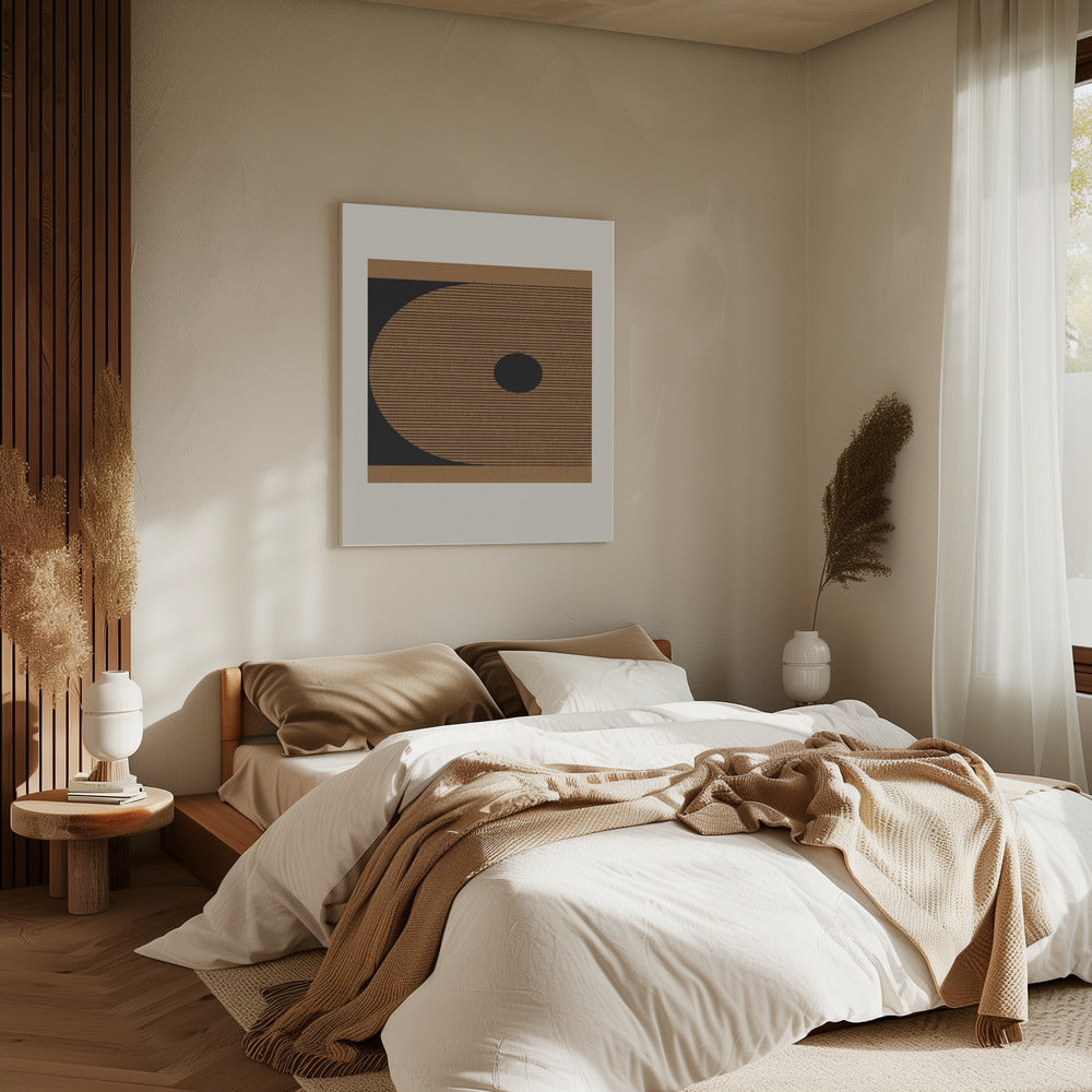 Geometrische Finsternis | Leinwand