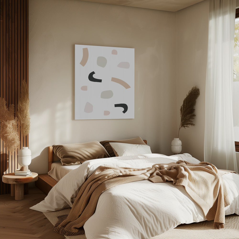 Organic Shapes and Neutral Tones | Canvas
