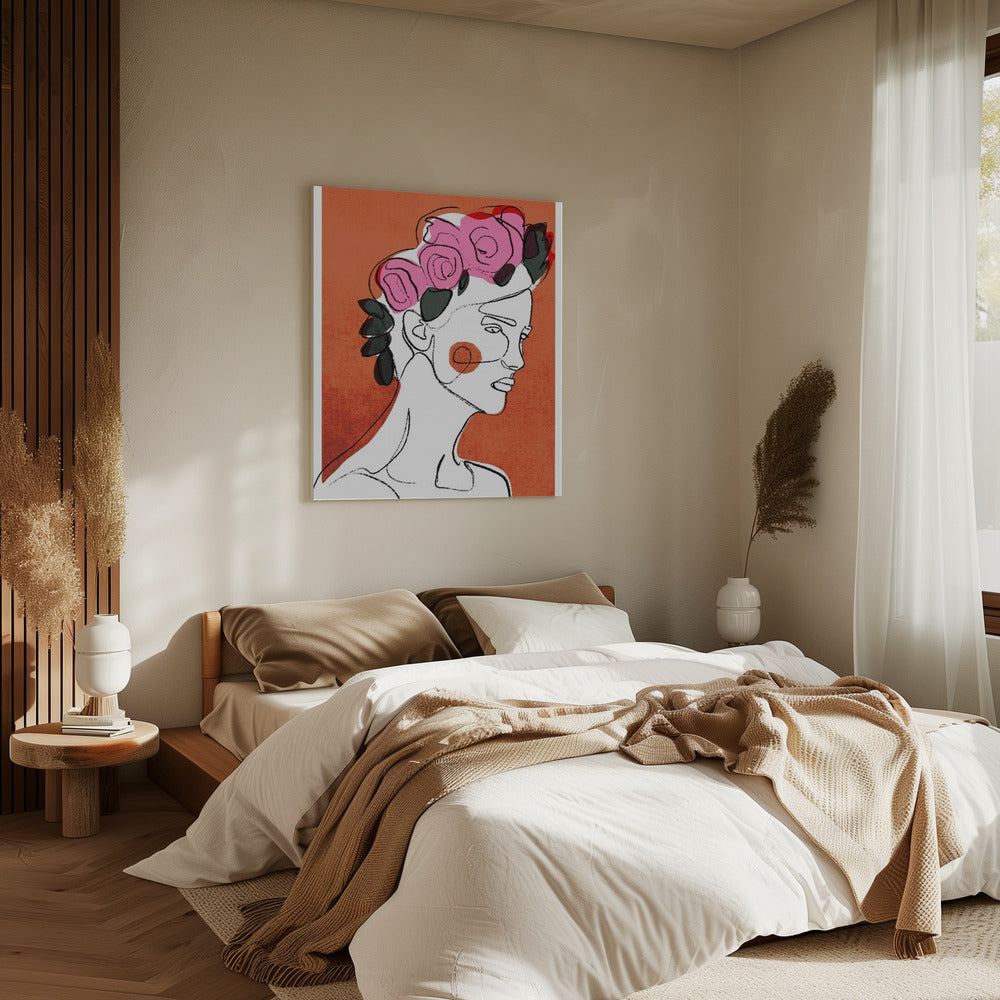 Floral Contemplation | Canvas