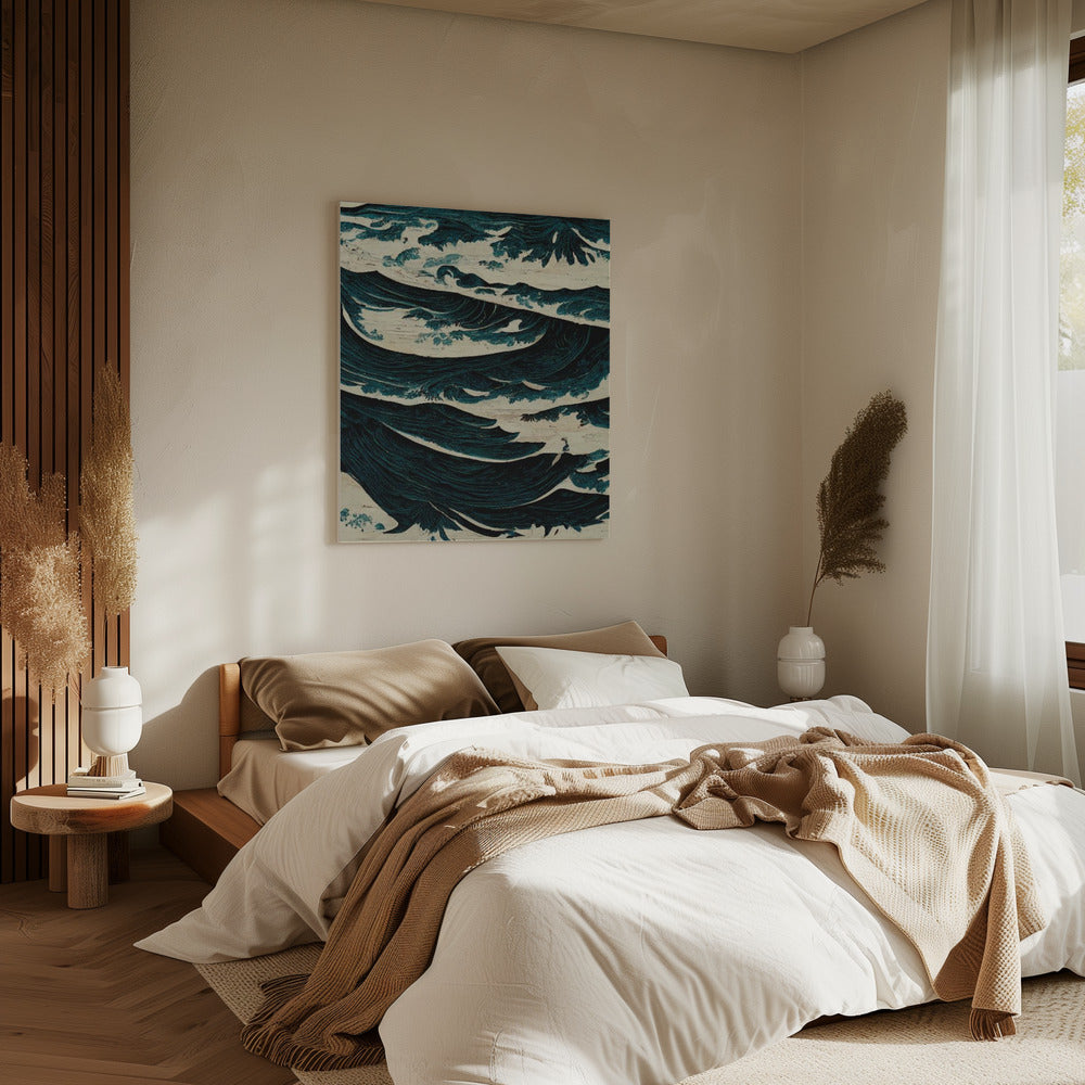Turbulente Wellen | Leinwand