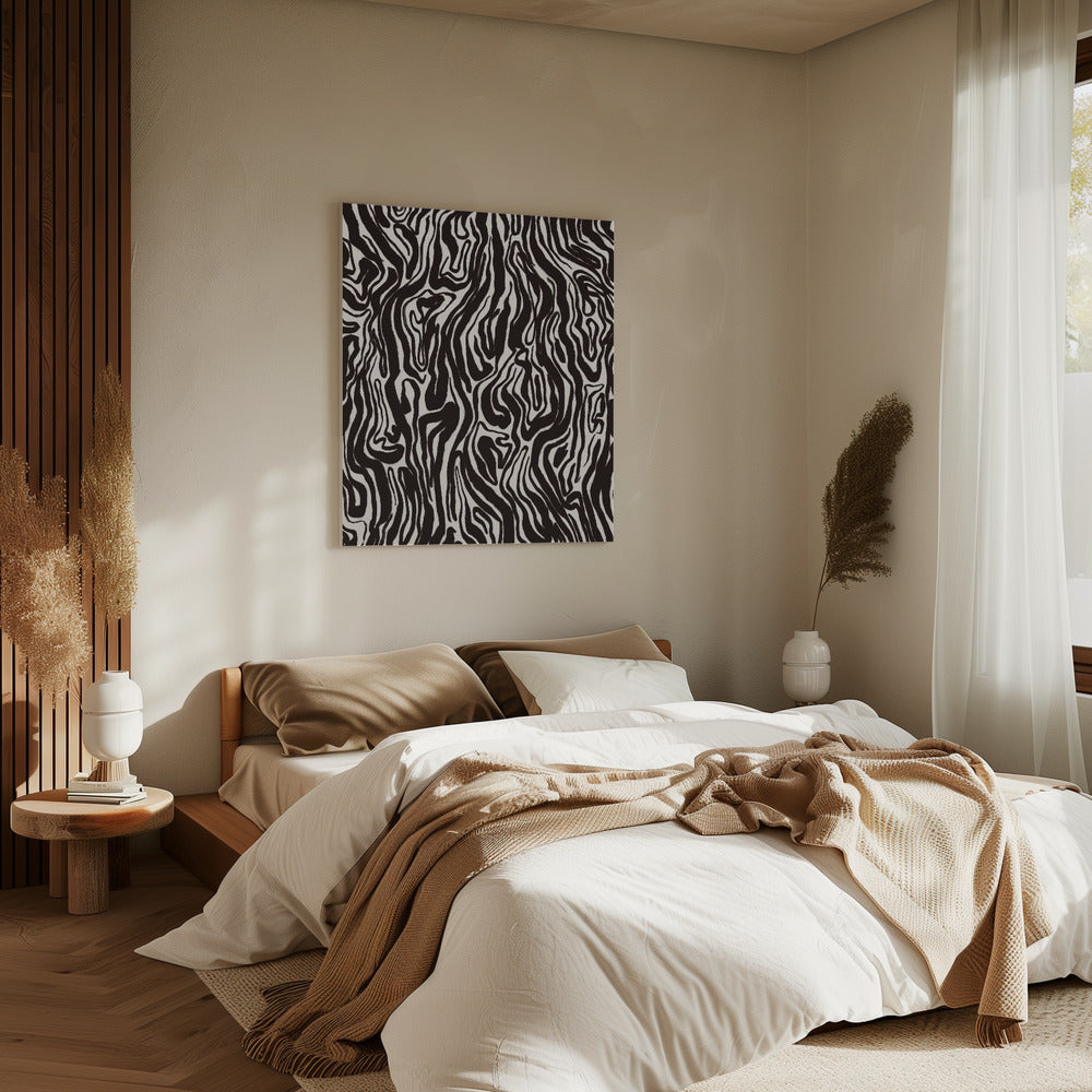 Zebra Waves | Canvas