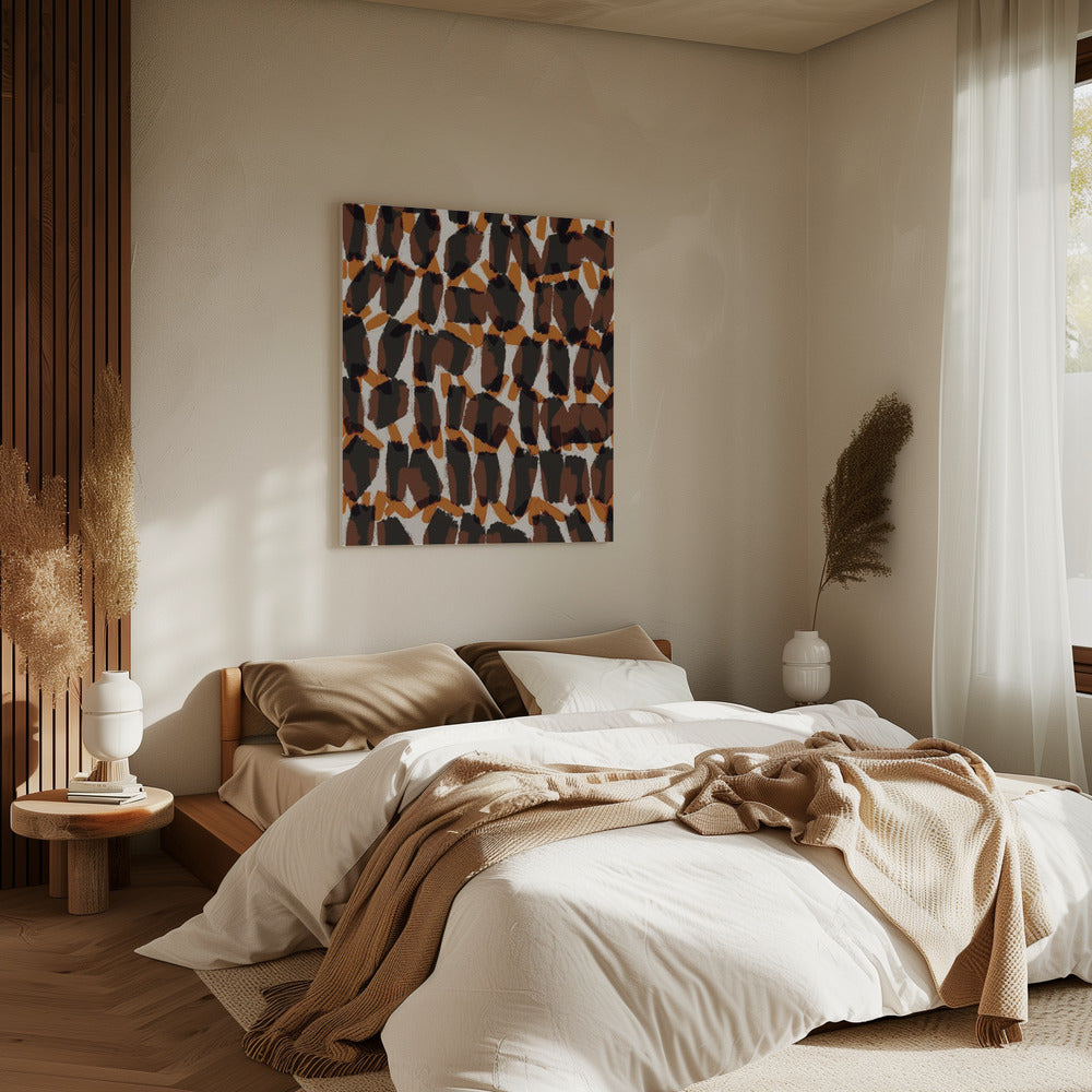 Herbst Pinselstriche | Leinwand