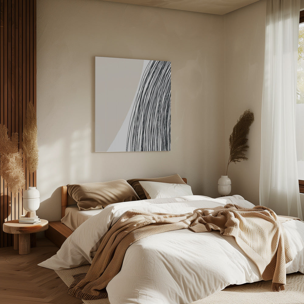 Harmonie geschwungener Linien | Leinwand