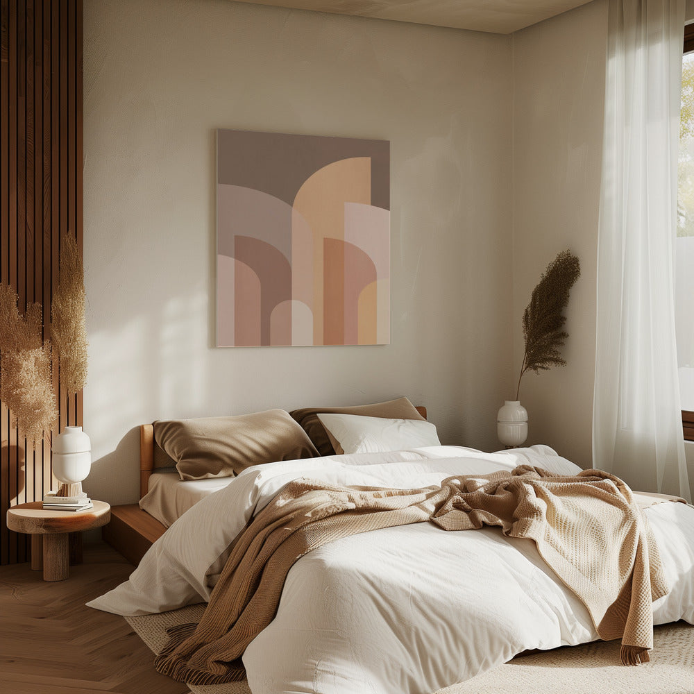 Retro Geometrisch II | Leinwand