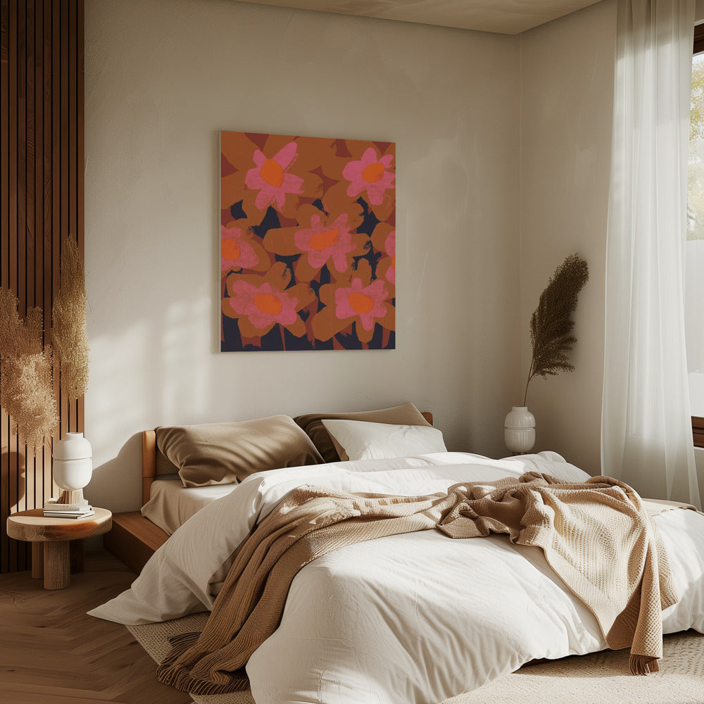 Lebendige Blüten | Leinwand