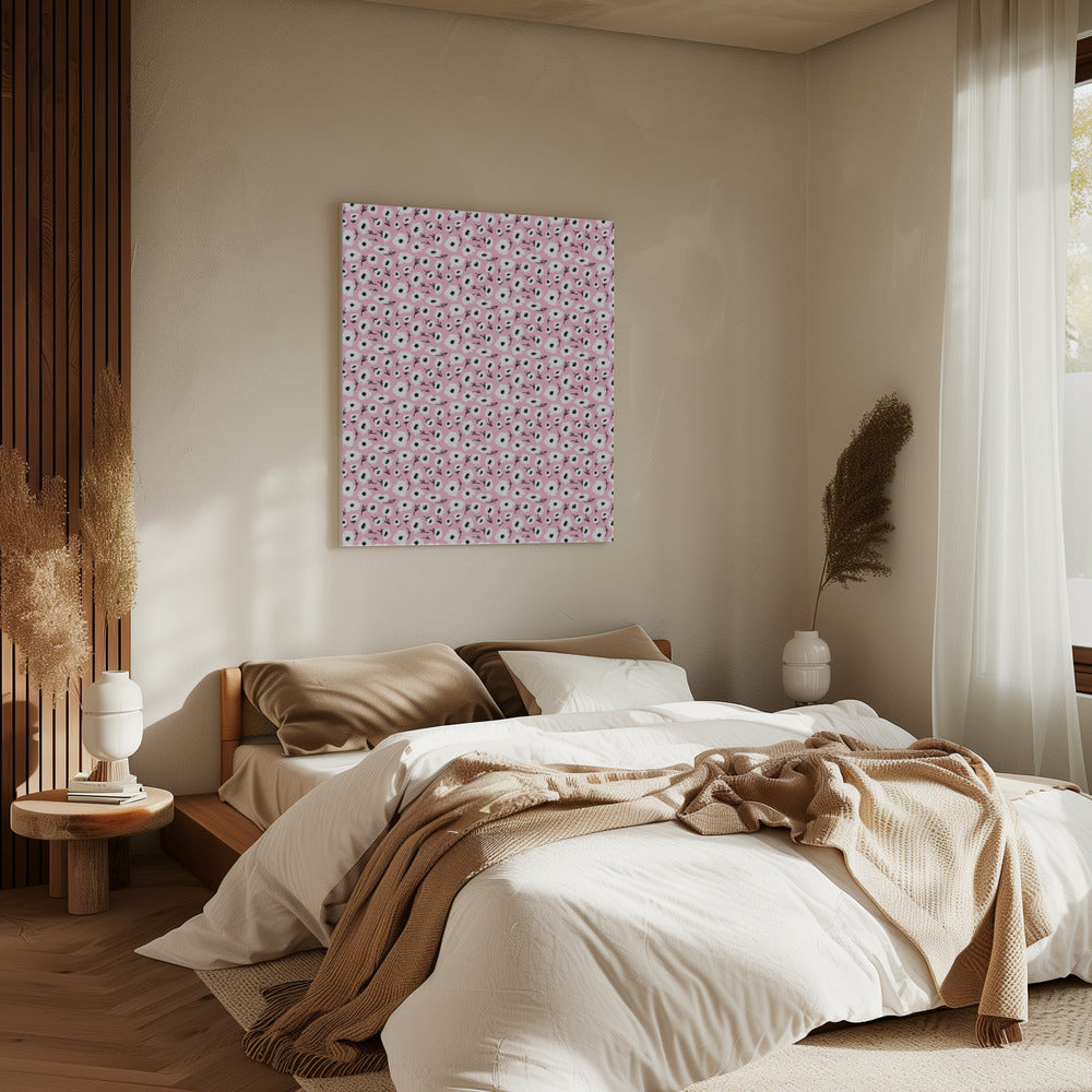 Rosa Blütenblatt Harmonie | Leinwand