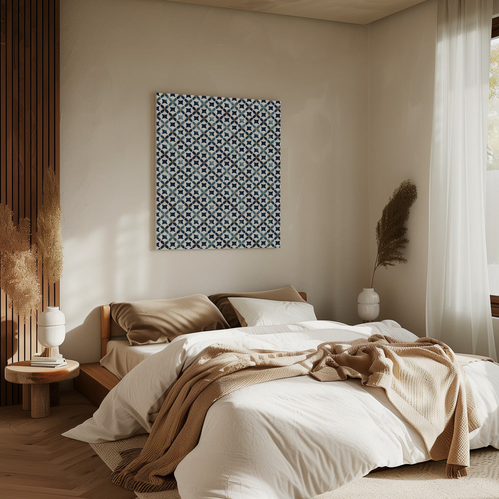 Geometrischer Wirbel | Leinwand