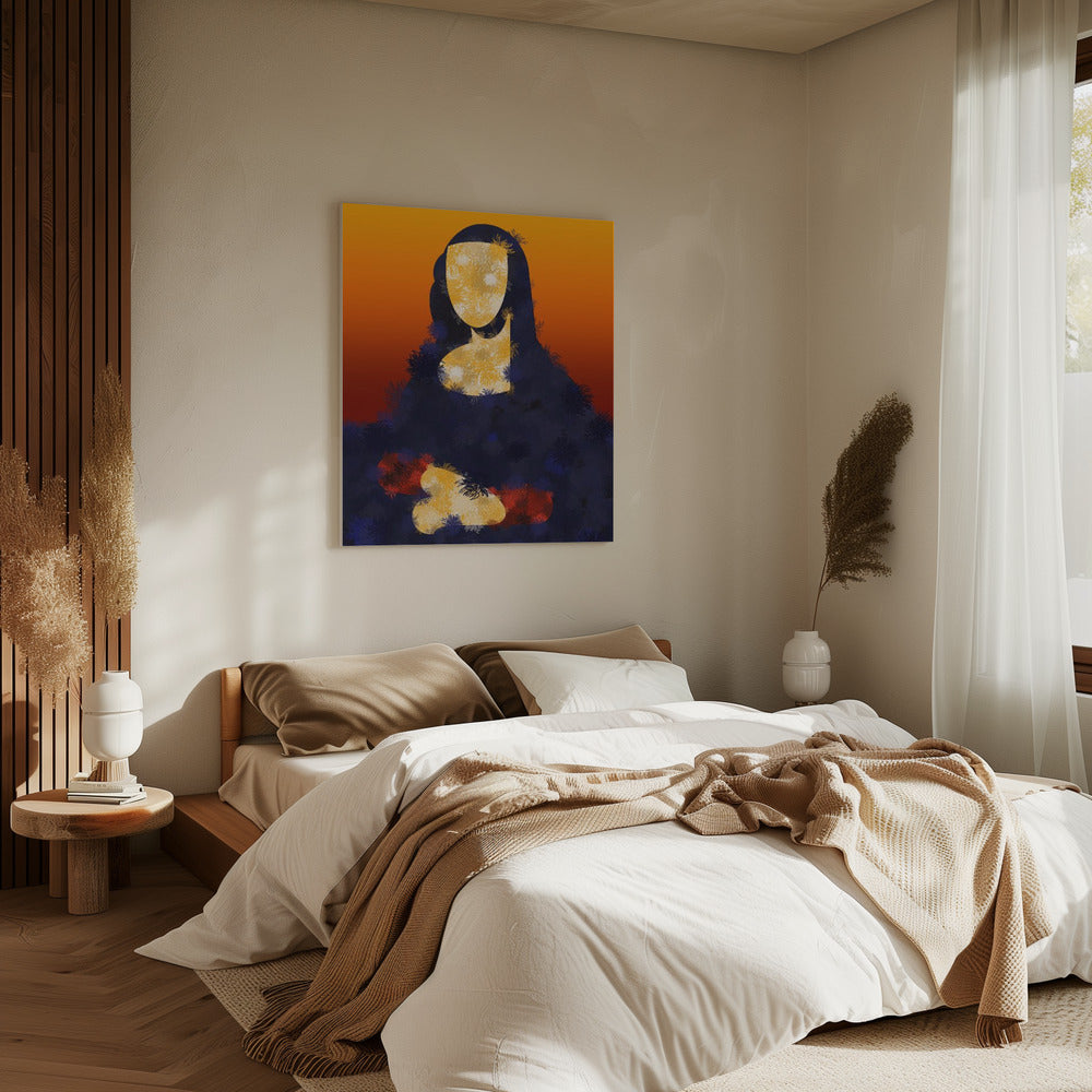 Furry Mona | Canvas