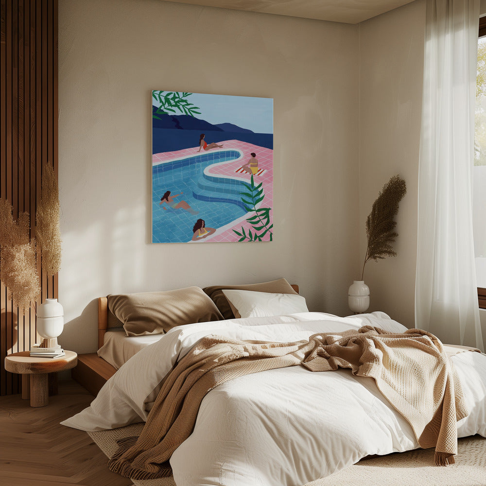 Pool Damen | Leinwand
