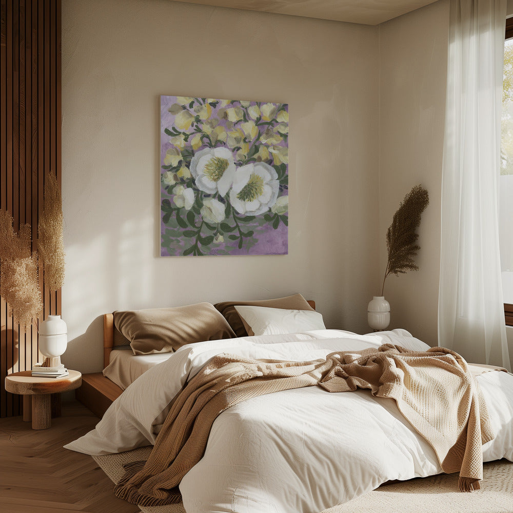 Raelynna painterly florals | Canvas