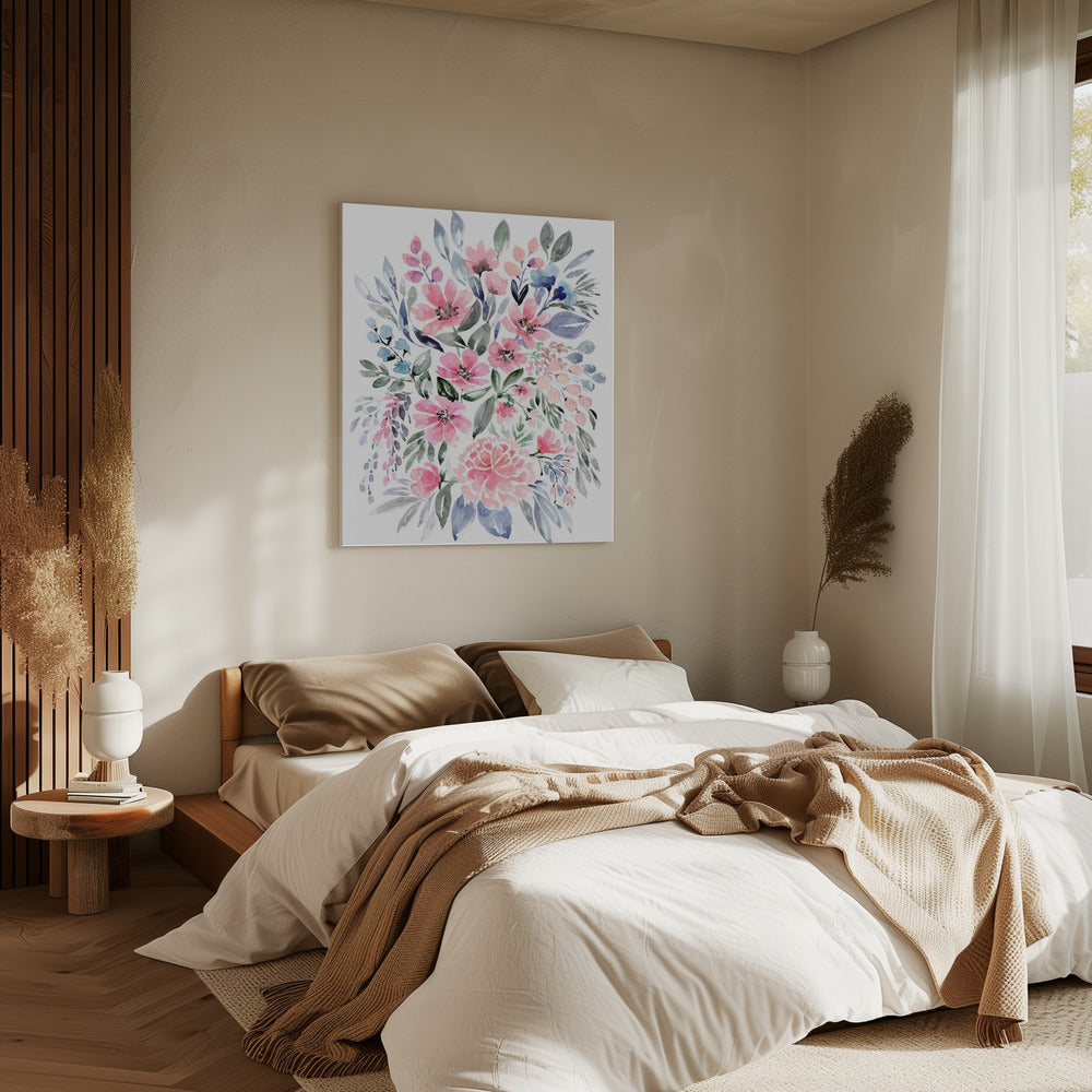 Clara watercolor bouquet | Canvas