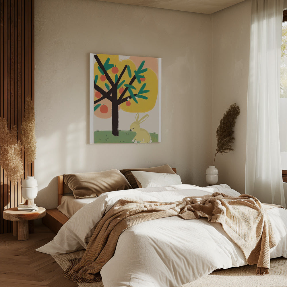Träumen unter Baum | Leinwand