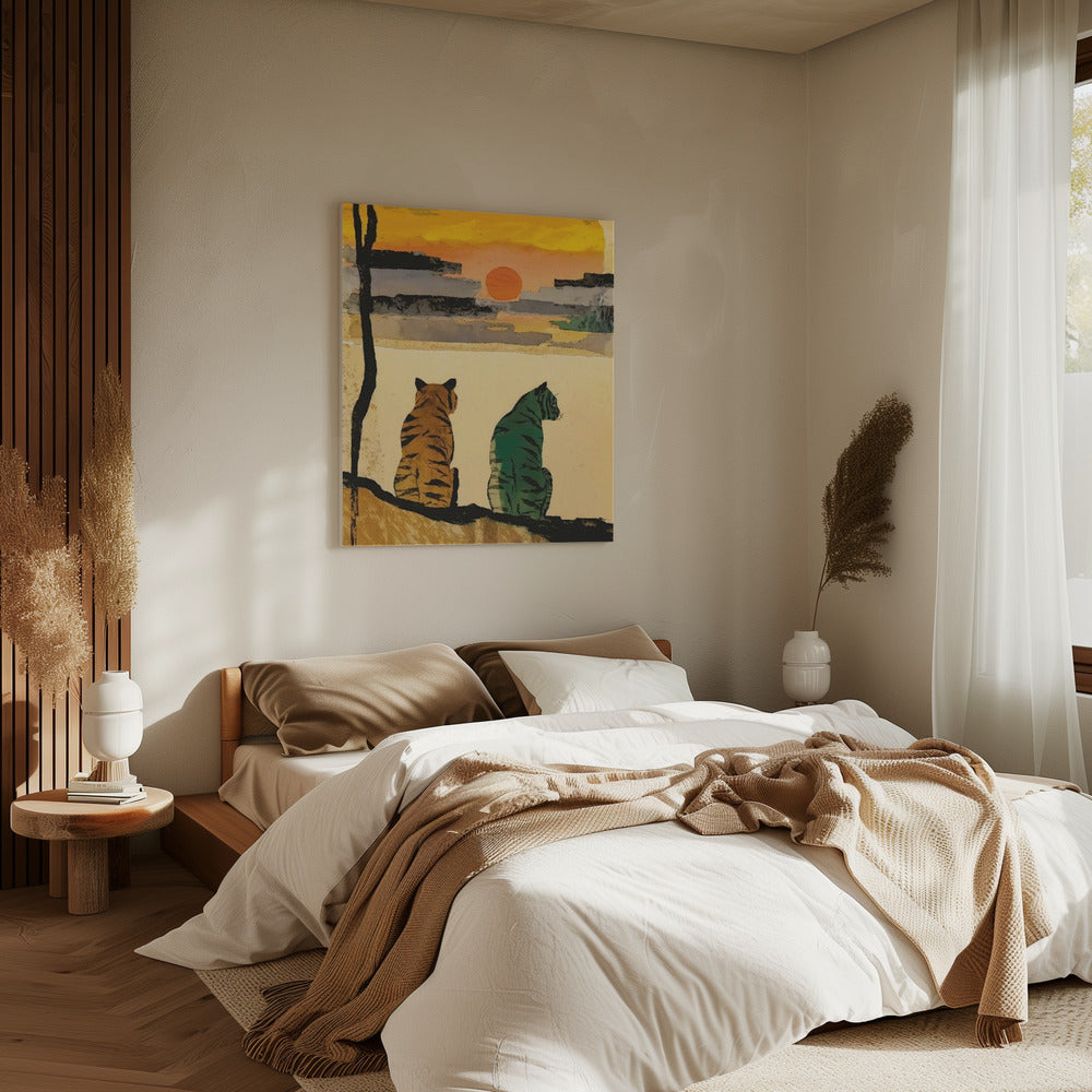 Sunset Companions | Canvas