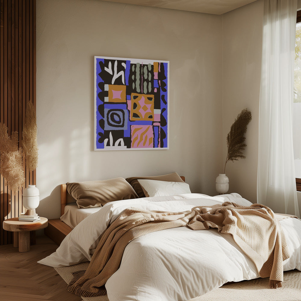 Bunte Geometrie | Leinwand
