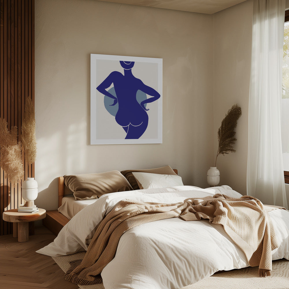 Femme Bleu | Leinwand