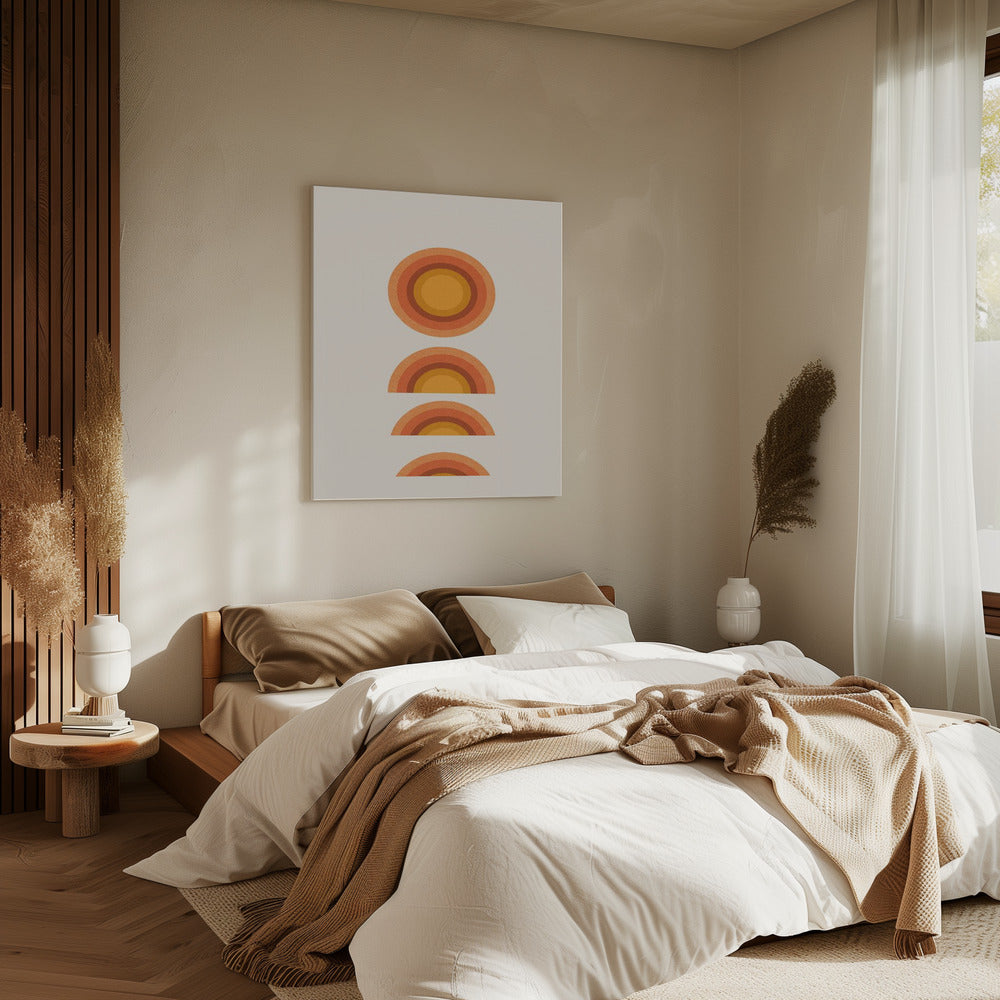 Sonnenuntergangsechos | Leinwand
