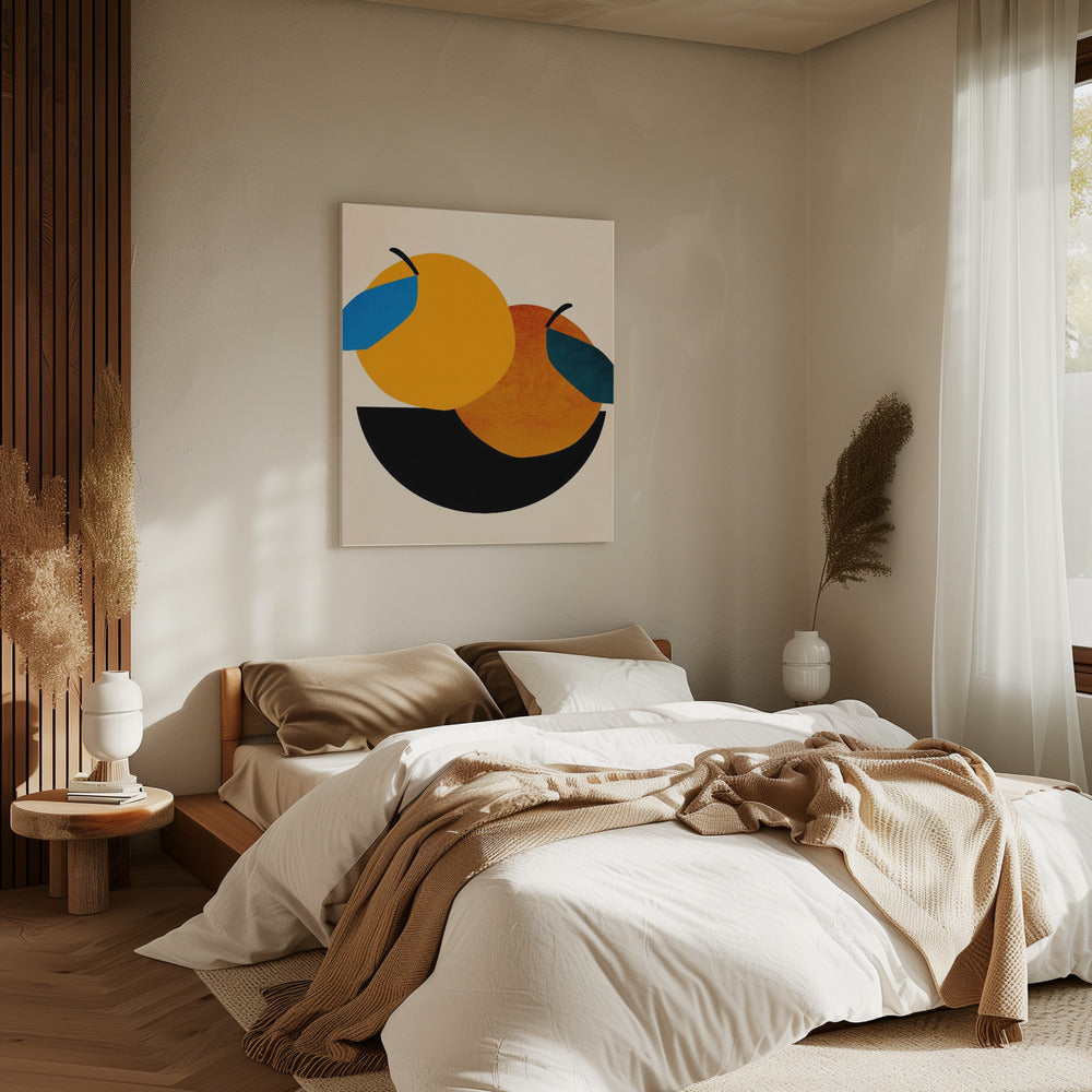 Zwei Orangen | Leinwand