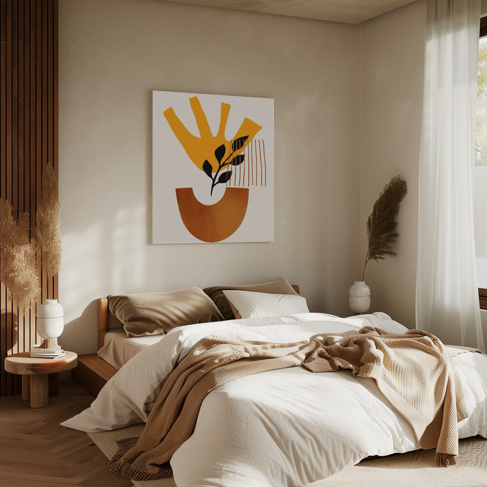 Sonnenscheinblume Nr. 5 | Leinwand
