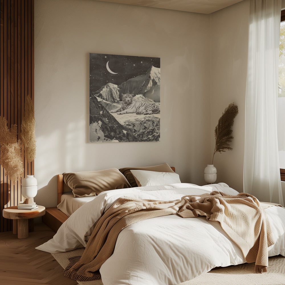 Giant White Tiger | Canvas