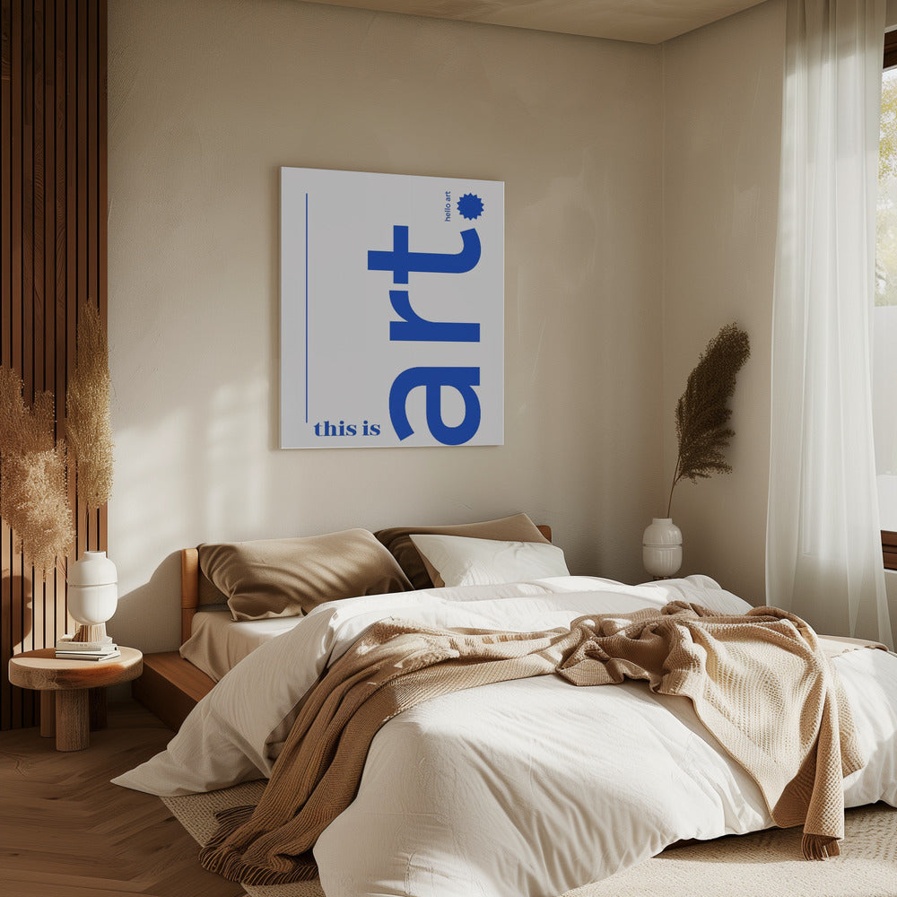 Hallo Fette Typografie | Leinwand