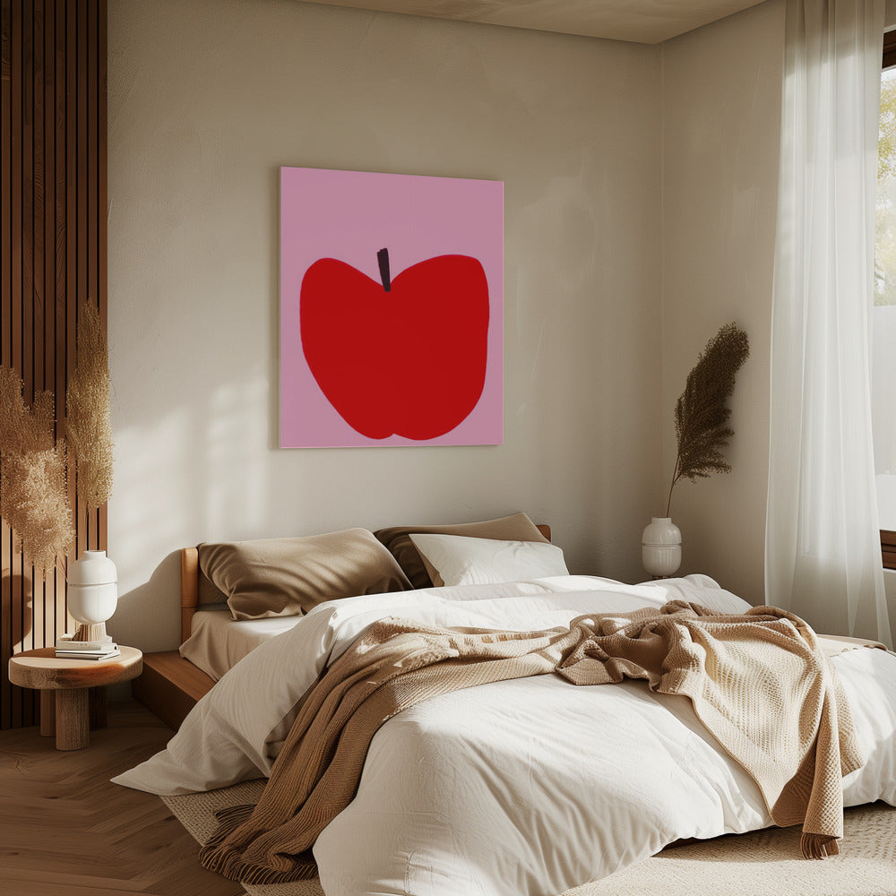 Purpurrote Schlichtheit | Leinwand