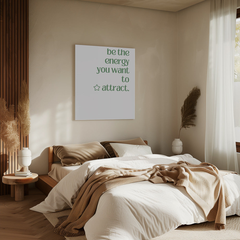 Nur positive Vibes | Leinwand