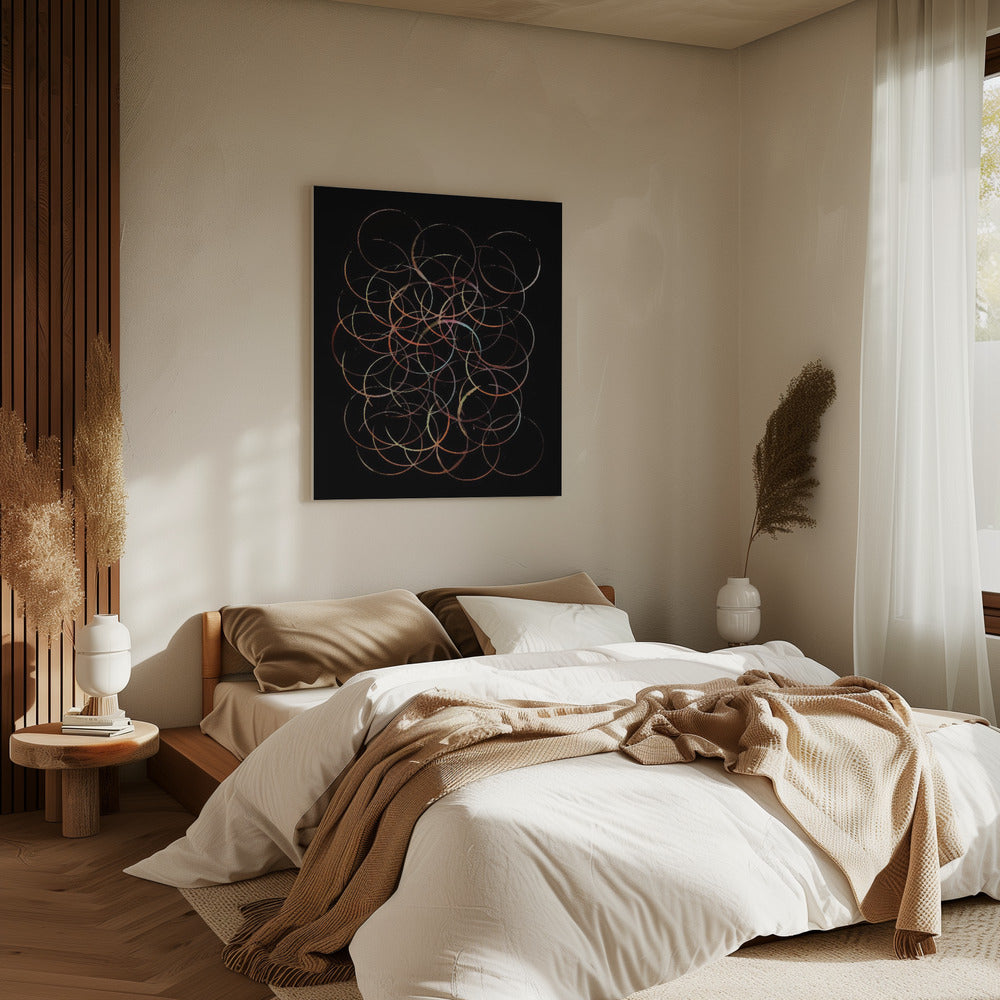Der brennende Kreis | Leinwand