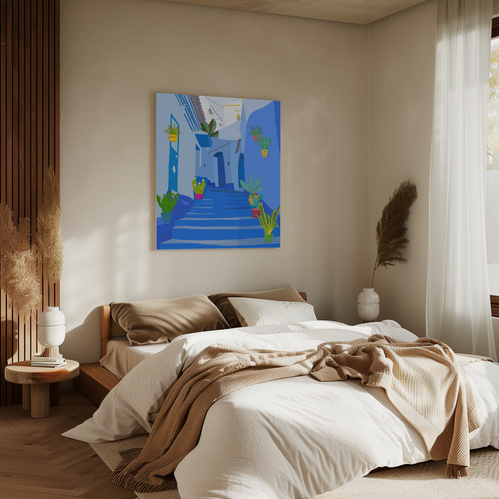 Blue city | Canvas