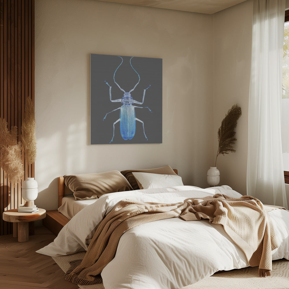 Neonkäfer Eleganz | Leinwand