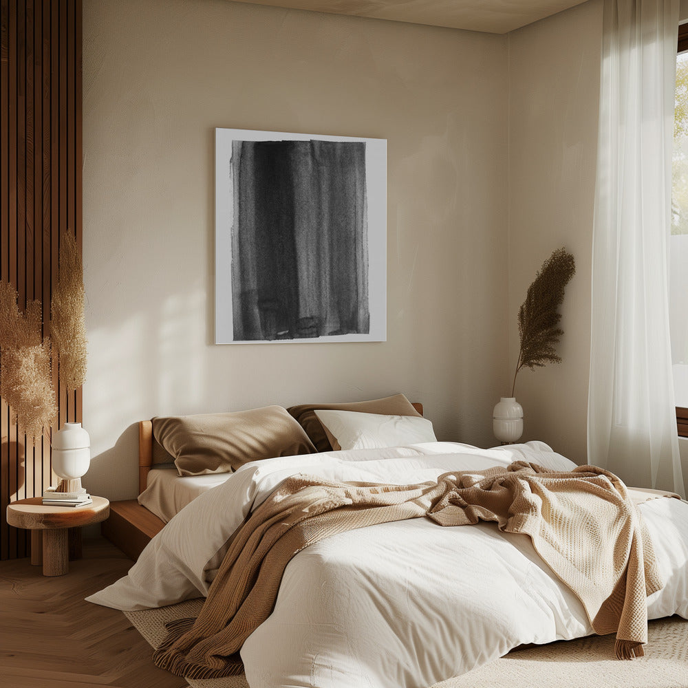 Monochromer Schleier | Leinwand