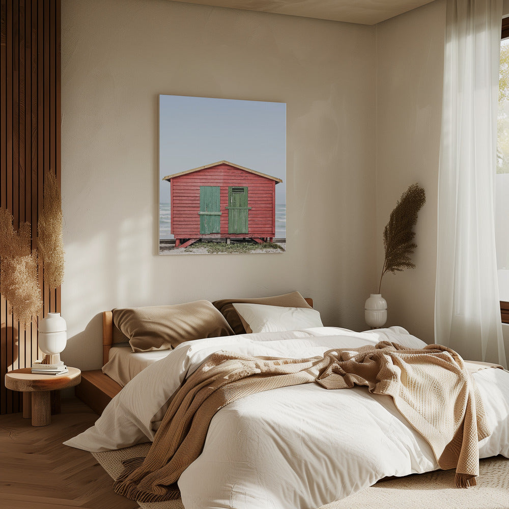Strandhütte | Leinwand