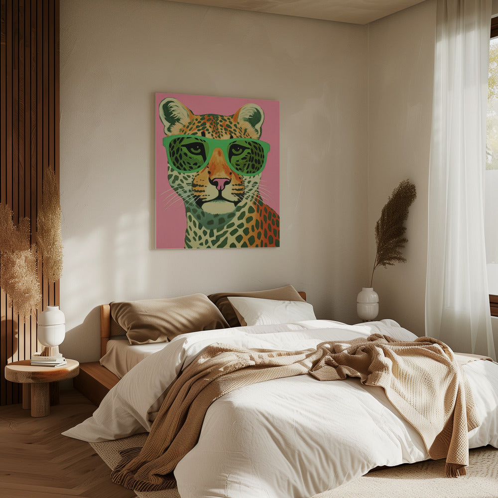 Cooles Katzenportrait | Leinwand