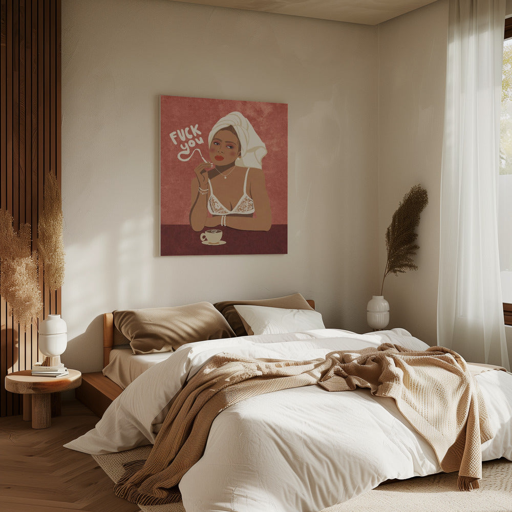 Fick dich | Leinwand