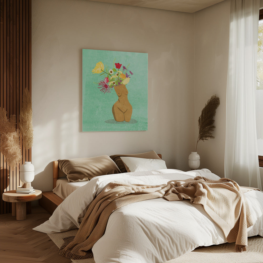 Ich bin eine Wildblume | Leinwand