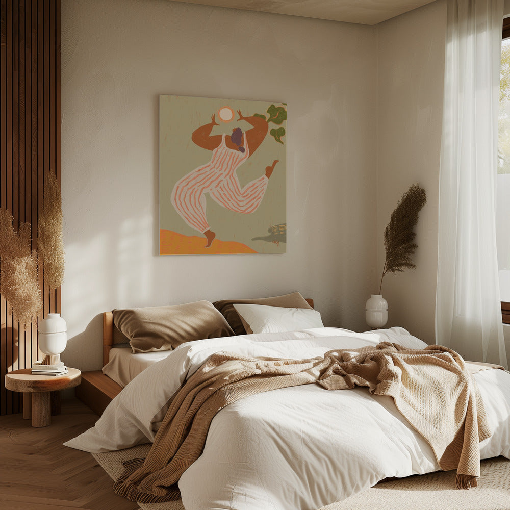Greif nach der Sonne | Leinwand
