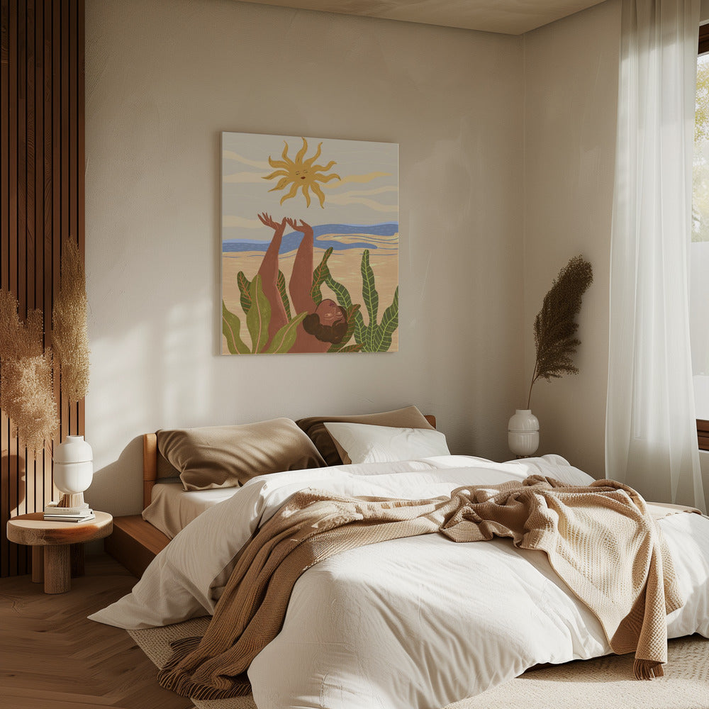 Sonnenanbetung | Leinwand