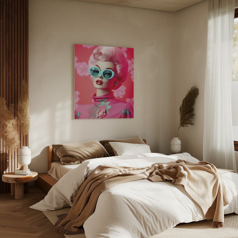 Retro-Glamour-Ikone | Leinwand