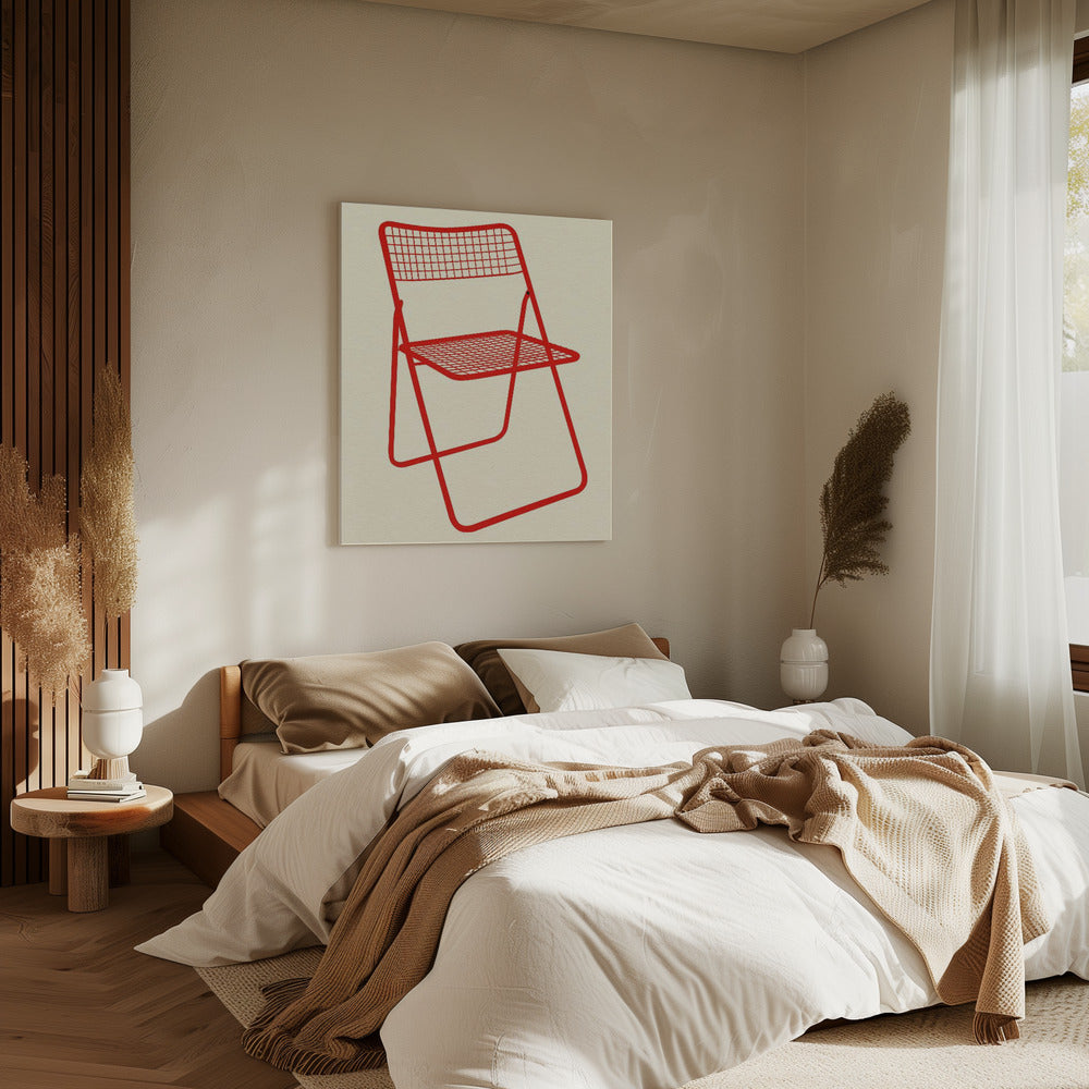 Ted Net Chair Red | Canvas