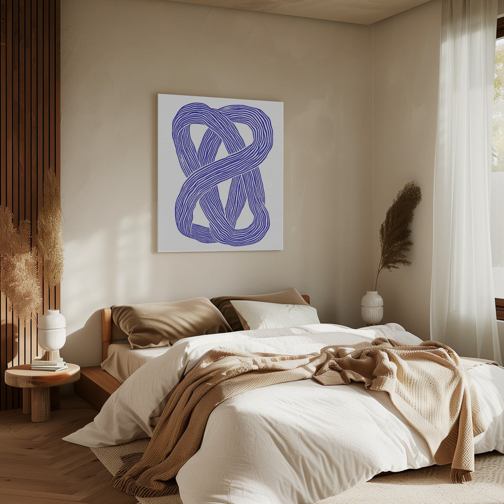 Blue Infinity Loop | Canvas