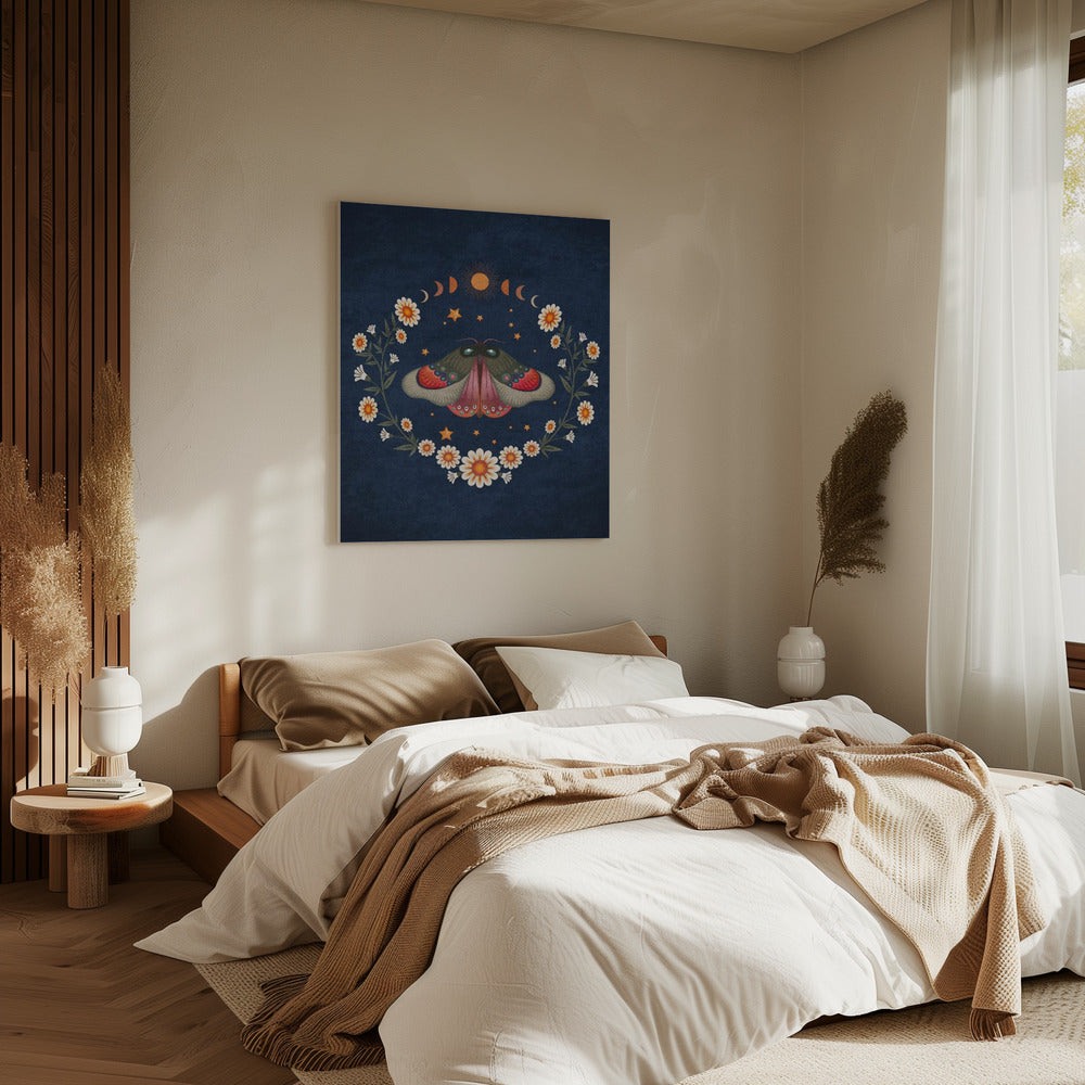 Mondmotte Harmonie | Leinwand