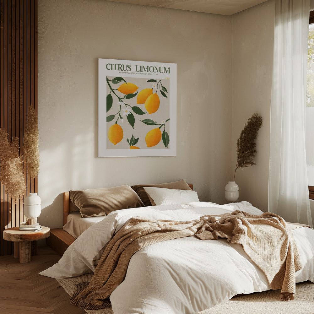 Goldener Zitrusgenuss | Leinwand
