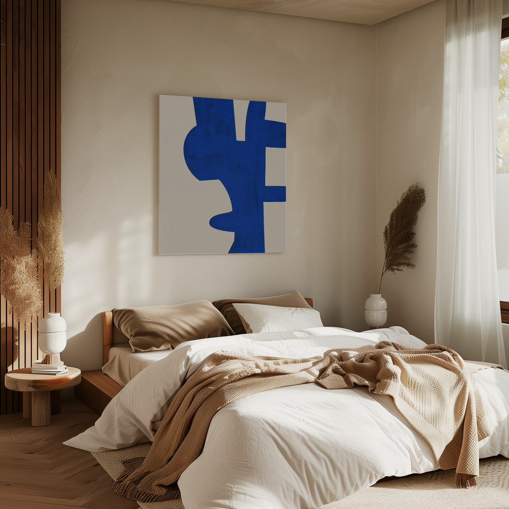 Schatten von Blau | Leinwand