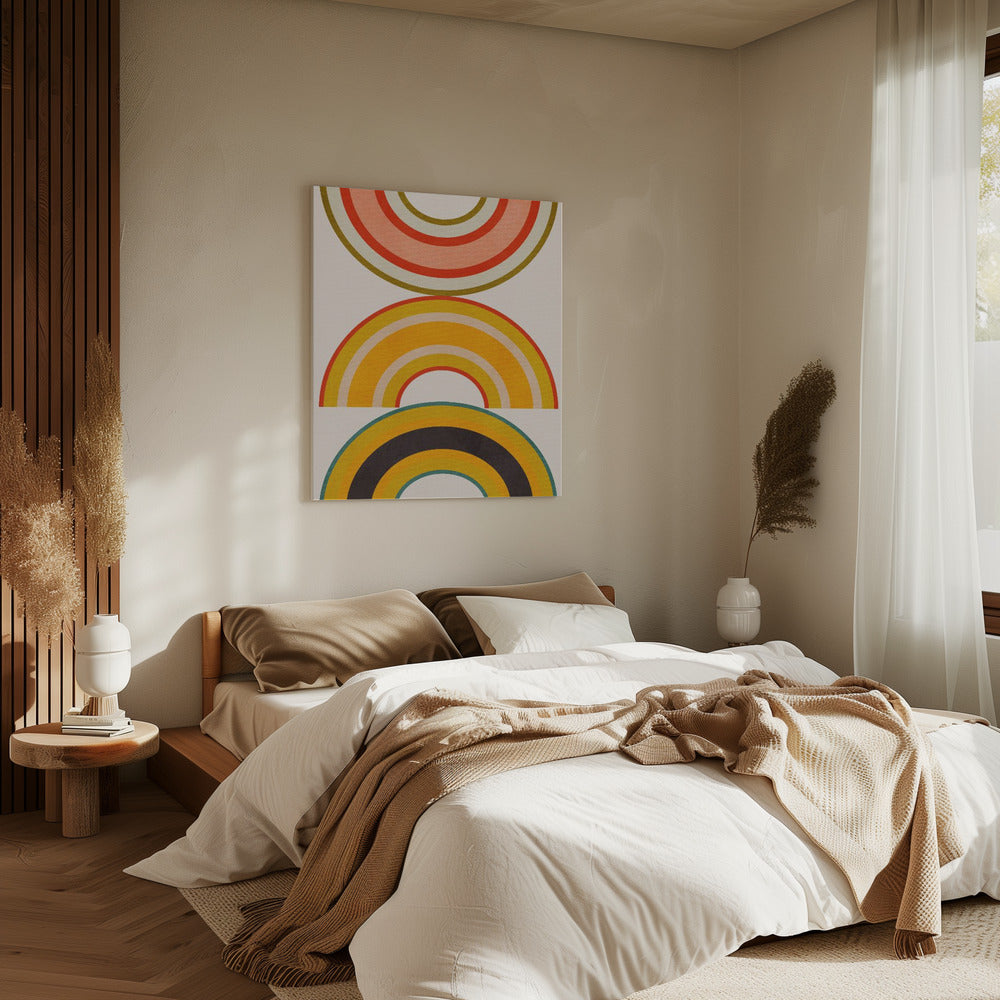 Rainbow Suns 6 | Canvas