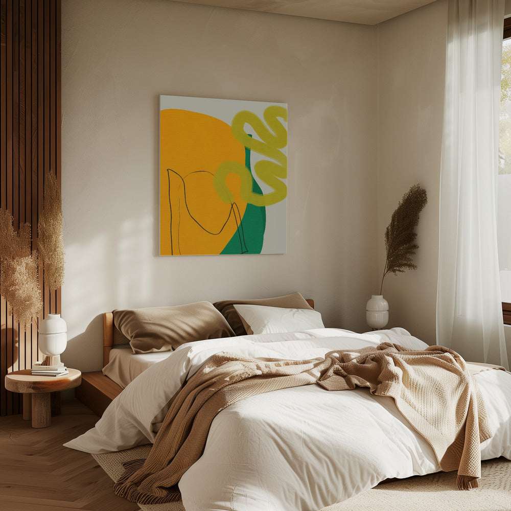 Gemalte Linien10 Kopie | Leinwand