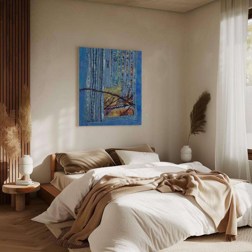Strahlende florale Harmonie | Leinwand