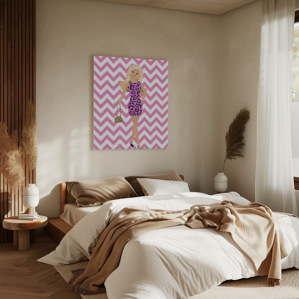Barbie Zig Zag | Canvas