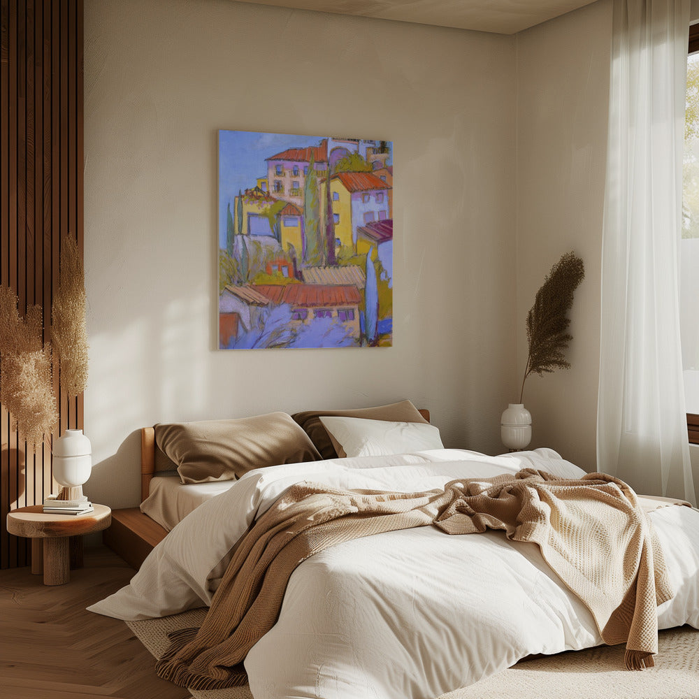 Mediterrane Farbtöne | Leinwand