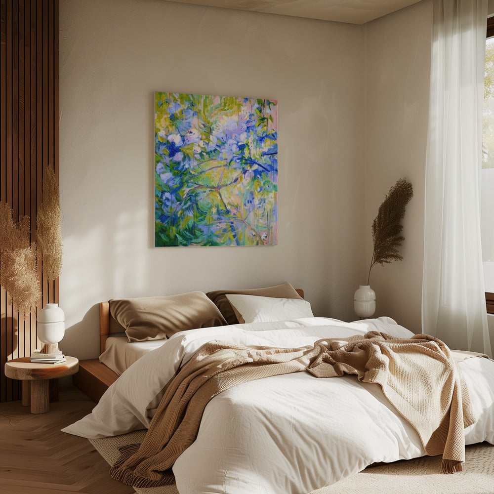 Lebendige Farben und zarte Blütenblätter | Leinwand