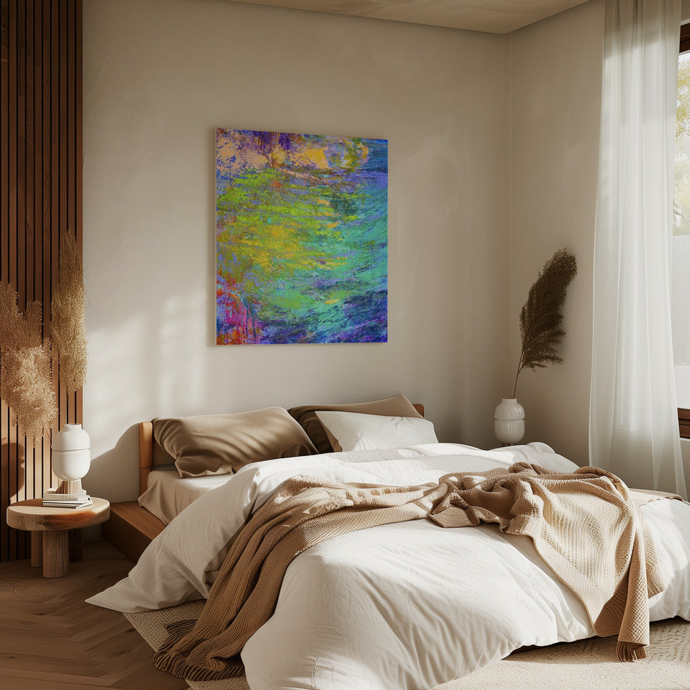 Ausbruch blühenden Lichts | Leinwand