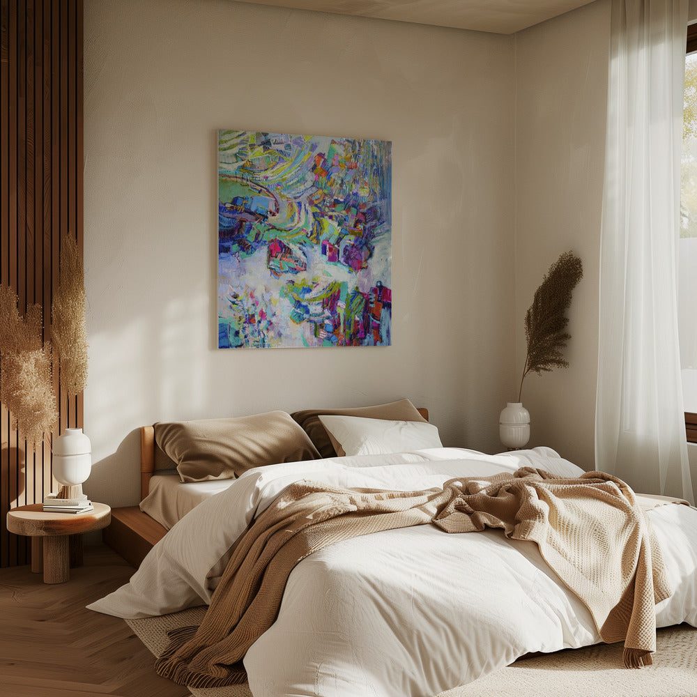 Lebendiger Wandteppich | Leinwand